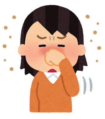 花粉症の女性